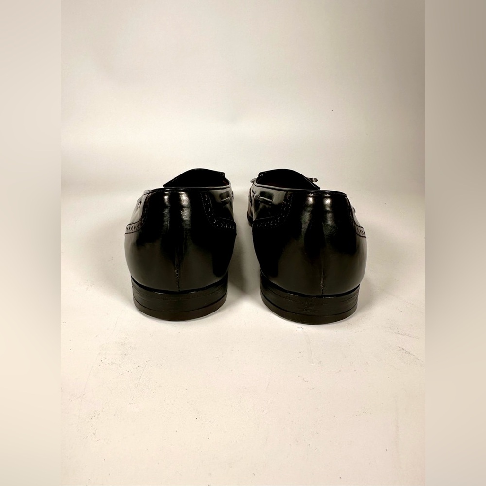Salvatore Ferragamo Men’s Bordoux Wingtop Kiltie Tassel Designers Loafers - Picture 5 of 11